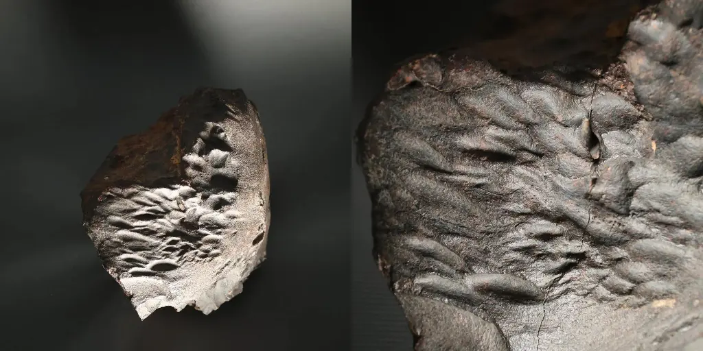 Meteorite striations and grooves