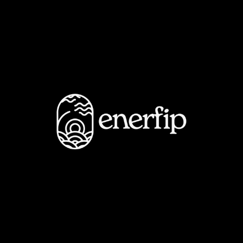 Logo d'Enerfip sur fond noir Logo Enerfip sur fond noir