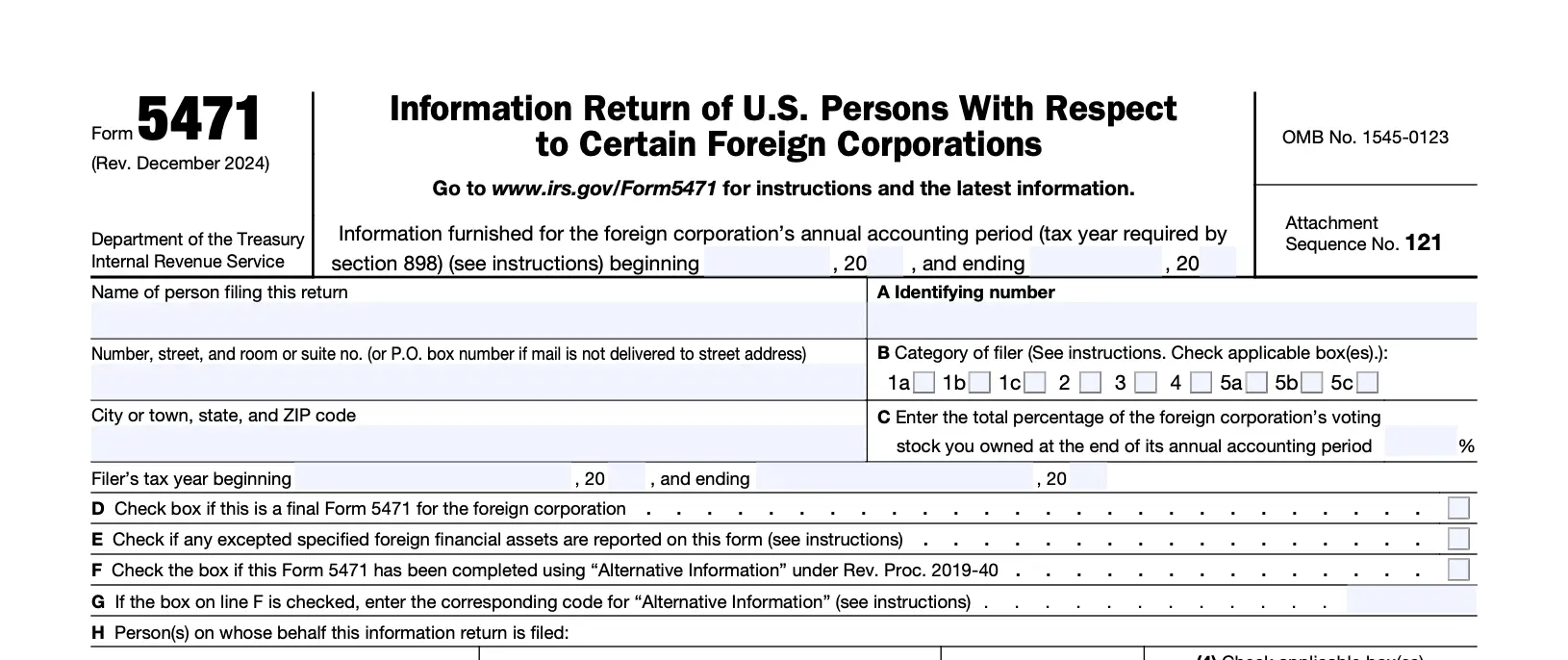 5471 Form