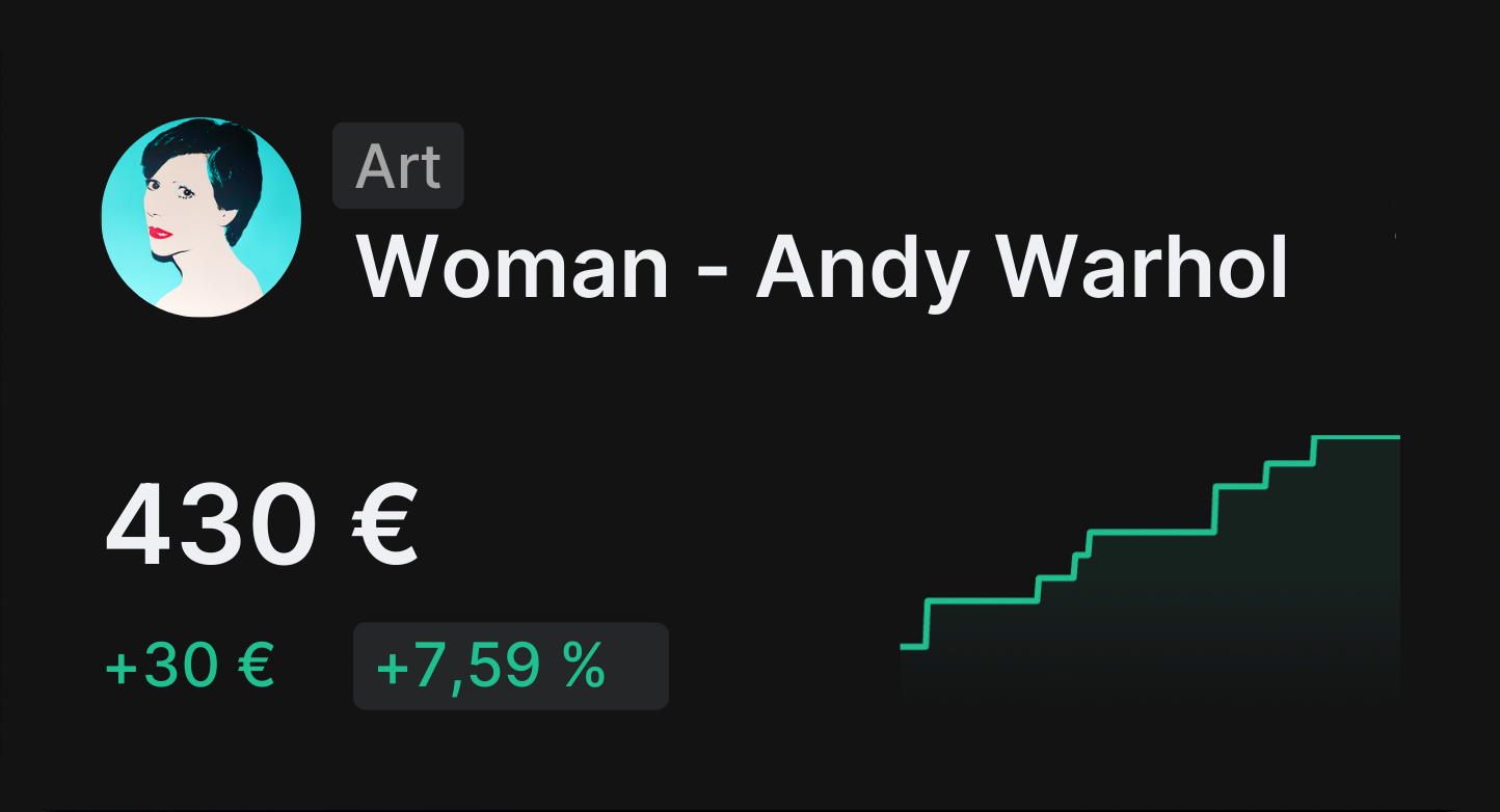 Performance investissement Warhol Performance investissement Warhol