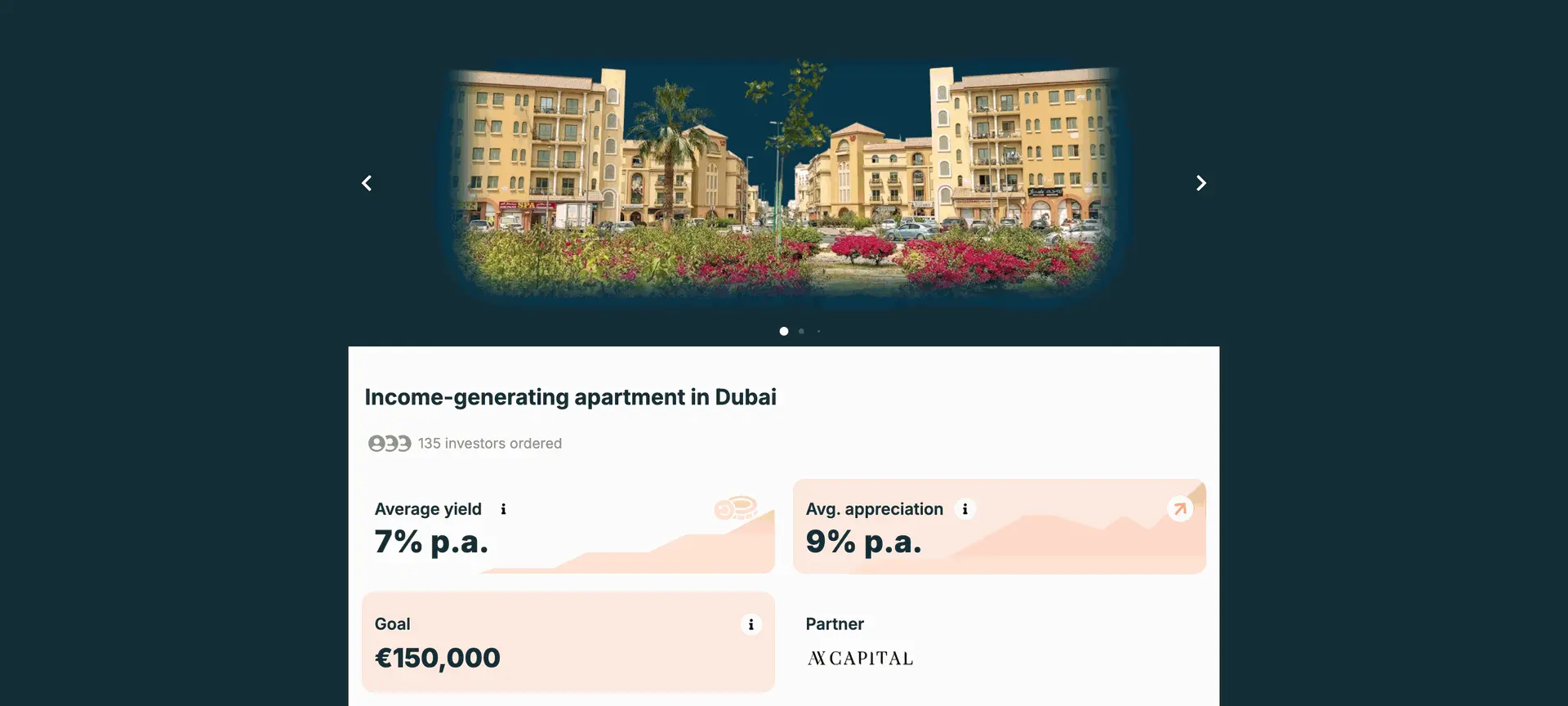 Investissement Dubai International City