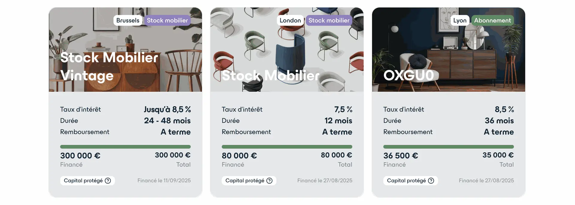 Crowdfunding offers on Enky Crowdfunding offers on Enky