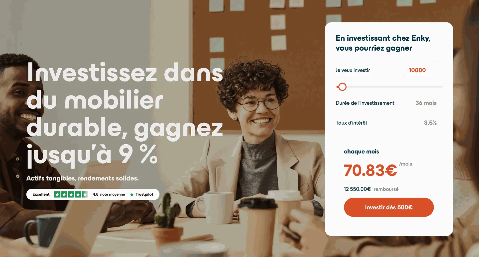 Enky Invest homepage Enky Invest homepage