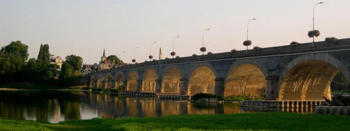 View of the Loire on the outskirts of Angers