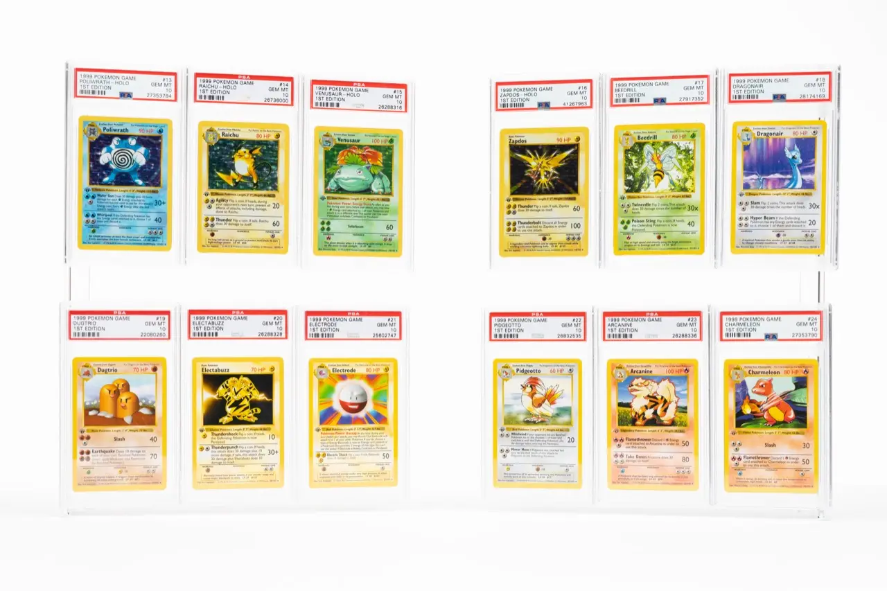 Set complet Pokémon 1st Edition de 1999 Set complet Pokémon 1st Edition de 1999
