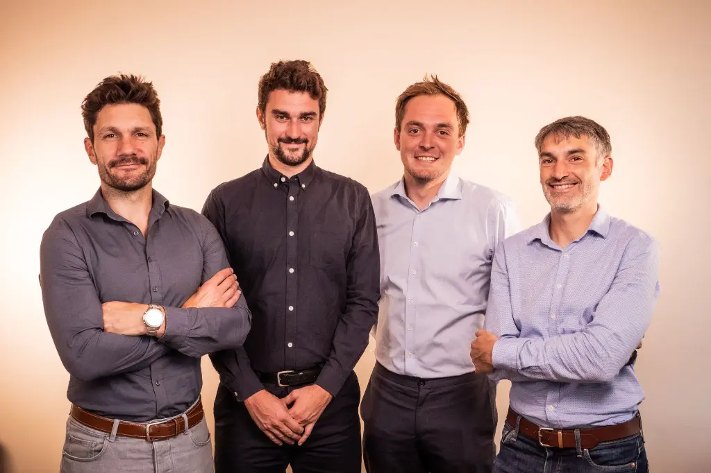 Les quatre fondateurs d'Enerfip